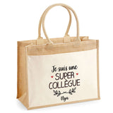 Sac Fête des Mères Mamie MAman Soeur Femme Famille Idée Cadeau anniversaire Noël Travail Boulot Métier Départ Retraite Collègue Femme cabas shopping plage