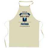 Cadeau Cuisinier cuisinière mère maman papa père mamie papi Vêtement Blouse de protection Barbecue Jardinage Tablier de Travail Tâches ménagères 