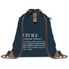 sac a dos femme bleu coton recycle avec pochette cadeau original pour collegue amie prof ou soeur idee cadeau femme noel anniversaire secret santa ou depart a la retraite sac pratique chic et ecoresponsable design breton elegant