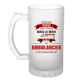 Chope de bière homme personnalisé idée cadeau homme Chope de bière original homme Chope de bière prénom cadeau noël anniversaire secret santa Verre à Bière pinte