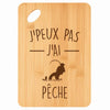Planche bambou gravée personnalisée femme homme idée cadeau Fête des Mères Fête des Pères apéro papa maman prénom cuisine plateau fromage