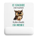 Tapis de souris ergonomique avec repose-poignet, accessoire bureau pour femme et homme, fête des pères, cadeau pas cher, idée cadeau fête des mères, secret santa, départ à la retraite, télétravail et gaming