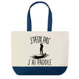 Sac de shopping bleu J'peux pas Paddle
