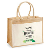 Sac Fête des Mères Mamie MAman Soeur Femme Famille Idée Cadeau anniversaire Noël Travail Boulot Métier Départ Retraite Collègue Femme cabas shopping plage