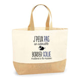 Sac Jute Fête des Mères Fêtes des Pères Mamie Papi Famille Idée Cadeau anniversaire Noël Travail Boulot Métier Départ Retraite Collègue Femme Homme