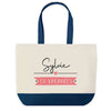 Sac de shopping bleu Sylvie en Vacances