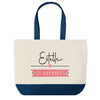 Sac de shopping bleu Estelle en Vacances