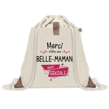 Sac à dos avec pochette Merci Belle-Maman Géniale