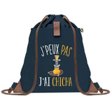 sac a dos bleu coton recycle avec pochette idee cadeau originale pour collegue ami prof ou membre de la famille cadeau mixte noel anniversaire secret santa ou depart au travail sac leger pratique et ecologique design breton moderne