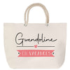 Sac Fête des Mères Mamie Famille Idée Cadeau anniversaire Noël Travail Boulot Métier Départ Retraite Collègue Femme cabas shopping plage