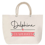 Sac Fête des Mères Mamie Famille Idée Cadeau anniversaire Noël Travail Boulot Métier Départ Retraite Collègue Femme cabas shopping plage
