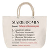 Sac Fête des Mères Mamie Famille Idée Cadeau anniversaire Noël Travail Boulot Métier Départ Retraite Collègue Femme cabas shopping plage