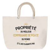 Sac Fête des Pères Papi Famille Idée Cadeau anniversaire Noël Travail Boulot Métier Départ Retraite Collègue Homme cabas shopping plage