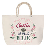 Sac Fête des Mères Mamie Famille Idée Cadeau anniversaire Noël Travail Boulot Métier Départ Retraite Collègue Femme cabas shopping plage