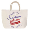 Sac Fête des Mères Mamie Famille Idée Cadeau anniversaire Noël Travail Boulot Métier Départ Retraite Collègue Femme cabas shopping plage
