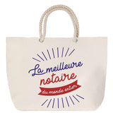 Sac Fête des Mères Mamie Famille Idée Cadeau anniversaire Noël Travail Boulot Métier Départ Retraite Collègue Femme cabas shopping plage