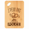 Planche bambou gravée personnalisée femme homme idée cadeau Fête des Mères Fête des Pères apéro papa maman prénom cuisine plateau fromage