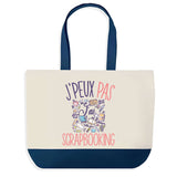 Sac de shopping bleu J'peux pas Scrapbooking