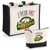 Cabas homme ou femme sac plage ou shopping tote bag pochette trousse Idée cadeau original pour anniversaire Noël travail départ retraite collègue famille fete des mères fetes des pères papa maman mamie papi