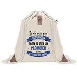 Sac à dos avec pochette Plombier Superman