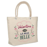 Sac Fête des Mères Mamie Famille Idée Cadeau anniversaire Noël Travail Boulot Métier Départ Retraite Collègue Femme cabas shopping plage