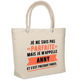 Sac Fête des Mères Mamie Famille Idée Cadeau anniversaire Noël Travail Boulot Métier Départ Retraite Collègue Femme cabas shopping plage