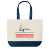 Sac de shopping bleu Lyna en Vacances