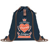 sac a dos femme bleu coton recycle avec pochette cadeau original pour collegue amie prof ou soeur idee cadeau femme noel anniversaire secret santa ou depart a la retraite sac pratique chic et ecoresponsable design breton elegant
