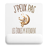 Tapis de souris ergonomique avec repose-poignet, accessoire bureau pour femme et homme, fête des pères, cadeau pas cher, idée cadeau fête des mères, secret santa, départ à la retraite, télétravail et gaming