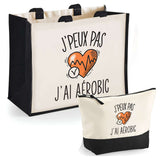 Cabas homme ou femme sac plage ou shopping tote bag pochette trousse Idée cadeau original pour anniversaire Noël travail départ retraite collègue famille fete des mères fetes des pères papa maman mamie papi