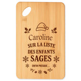 Planche à découper cadeau Noël famille amis papa maman mamie papi, idée cadeau apéro et cuisine, Secret Santa