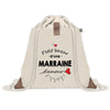 Sac à dos avec pochette Bazar d'une Marraine d'amour