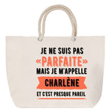 Sac Fête des Mères Mamie Famille Idée Cadeau anniversaire Noël Travail Boulot Métier Départ Retraite Collègue Femme cabas shopping plage