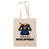 Sac Fête des Mères Mamie Famille Idée Cadeau anniversaire Noël Travail Boulot Métier Départ Retraite Collègue Femme cabas shopping plage