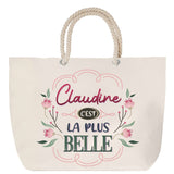 Sac Fête des Mères Mamie Famille Idée Cadeau anniversaire Noël Travail Boulot Métier Départ Retraite Collègue Femme cabas shopping plage