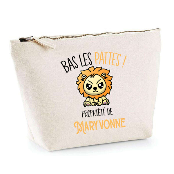 Trousse pochette de rangement maquillage Fête des Mères Mamie Famille Idée Cadeau anniversaire Noël Travail Boulot Métier Départ Retraite Collègue Femme