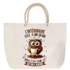 Sac Fête des Mères Mamie Famille Idée Cadeau anniversaire Noël Travail Boulot Métier Départ Retraite Collègue Femme cabas shopping plage