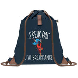 sac a dos bleu coton recycle avec pochette idee cadeau originale pour collegue ami prof ou membre de la famille cadeau mixte noel anniversaire secret santa ou depart au travail sac leger pratique et ecologique design breton moderne