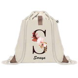 Sac à dos avec pochette Soraya Lettre Fleur
