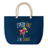 Sac de plage Bleu anse corde J'peux Pas Chant