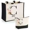 Cabas femme sac plage ou shopping tote bag pochette trousse Idée cadeau original pour anniversaire Noël travail départ retraite collègue famille fete des mères maman mamie