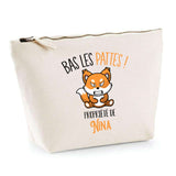 Trousse pochette de rangement maquillage Fête des Mères Mamie Famille Idée Cadeau anniversaire Noël Travail Boulot Métier Départ Retraite Collègue Femme