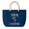 Sac de plage Bleu anse corde J'peux Pas Breakdance