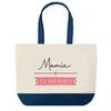 Sac de shopping bleu Mamie en Vacances