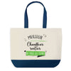 Sac de shopping bleu Meilleur Chauffeur Routier de tous les temps