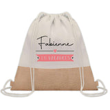 Sac Fête des Mères Mamie Maman Cadeau anniversaire Noël Travail Métier Départ Retraite Collègue Femme cabas shopping plage
