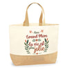 Sac Jute Fête des Mères Fêtes des Pères Mamie Papi Famille Idée Cadeau anniversaire Noël Travail Boulot Métier Départ Retraite Collègue Femme Homme