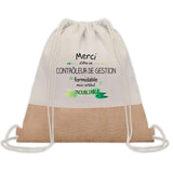 Sac Fête des Pères Papi Papa Cadeau anniversaire Noël Travail Boulot Métier Départ Retraite Collègue Homme cabas shopping plage