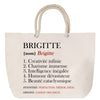 Sac Fête des Mères Mamie Famille Idée Cadeau anniversaire Noël Travail Boulot Métier Départ Retraite Collègue Femme cabas shopping plage