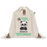 Sac à dos avec pochette Véronique Pas Touche Panda